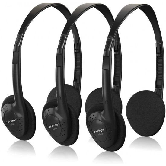 Behringer HO66 Stereo Headphones 3 pcs - Multipack