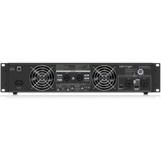 Behringer NX6000 6000W 2-channel Power Amplifier Behringer NX6000 6000W 2-channel Power Amplifier