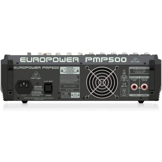 Behringer Europower PMP500 12-channel 500W Powered Mixer Behringer Europower PMP500 12-channel 500W Powered Mixer