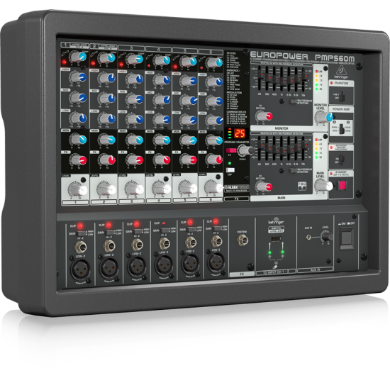 Behringer Europower PMP560M 6-channel 500W Powered Mixer Behringer Europower PMP560M 6-channel 500W Powered Mixer