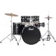 Pearl RS584C/C31  Complete Drum Set with Cymbals - Jet Black