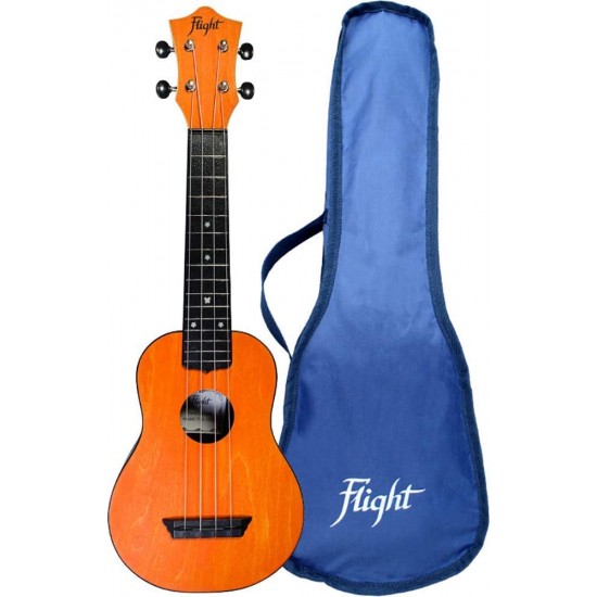 Flight TUS35OR Travel Soprano Ukulele-Orange