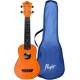 Flight TUS35OR Travel Soprano Ukulele-Orange