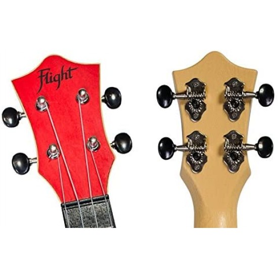 Flight TUS35RD Travel Soprano Ukulele- Red