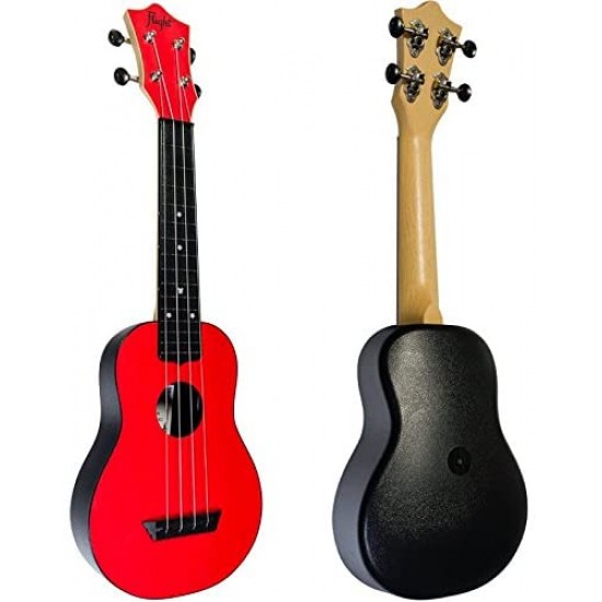 Flight TUS35RD Travel Soprano Ukulele- Red