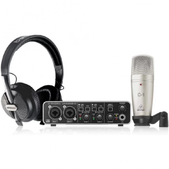 Behringer U-Phoria Studio Pro Recording/Podcasting Bundle