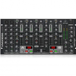 Behringer -Pro Mixer VMX1000USB Professional 7-Channel Rack-Mount Dj Mixer 