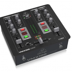 Behringer Pro Mixer VMX100USB 2-channel DJ Mixer