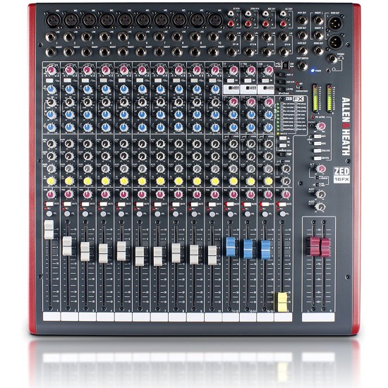 Allen & Heath ZED16FX 16-CH Mixer with USB Audio Interface and Built-In FX Allen & Heath ZED16FX 16-CH Mixer with USB Audio Interface and Built-In FX