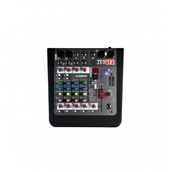 Allen & Heath ZED6FX 6-CH Live Mixer with Built-In FX