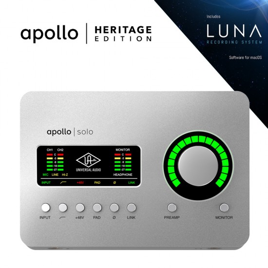 Apollo Solo Heritage Edition (Desktop/Mac/Win/TB3) Apollo Solo Heritage Edition (Desktop/Mac/Win/TB3)