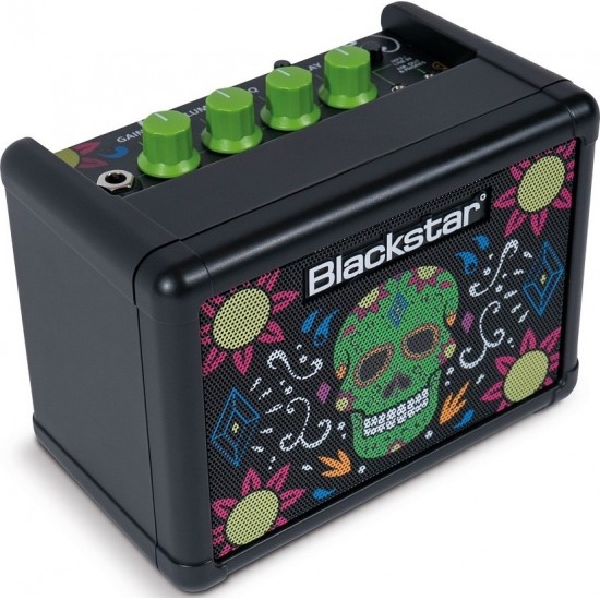 Blackstar Fly 3 Limited Edition Sugar Skull 3 Watt Mini Guitar Combo Amplifier Blackstar Fly 3 Limited Edition Sugar Skull 3 Watt Mini Guitar Combo Amplifier