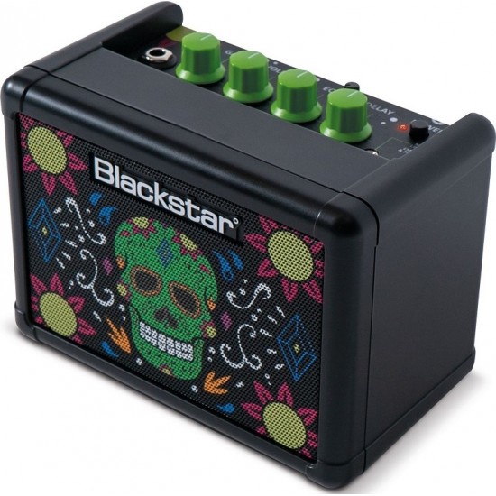 Blackstar Fly 3 Limited Edition Sugar Skull 3 Watt Mini Guitar Combo Amplifier Blackstar Fly 3 Limited Edition Sugar Skull 3 Watt Mini Guitar Combo Amplifier