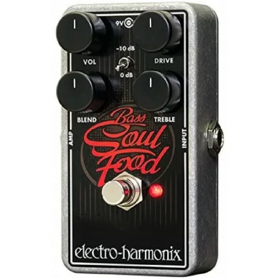 Electro Harmonix Bass Soul Food Overdrive Bass Guitar Pedal Electro Harmonix Bass Soul Food Overdrive Bass Guitar Pedal