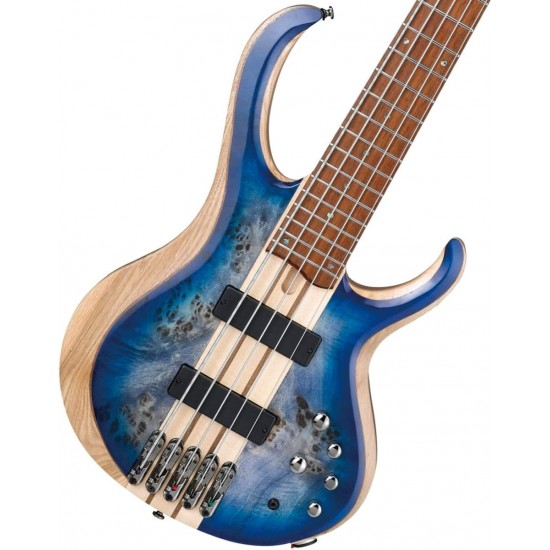 Ibanez Standard BTB845 Bass Guitar - Cerulean Blue Burst Low Gloss