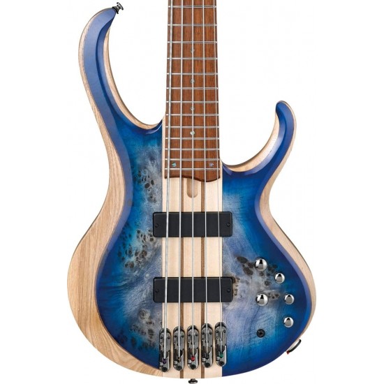 Ibanez Standard BTB845 Bass Guitar - Cerulean Blue Burst Low Gloss