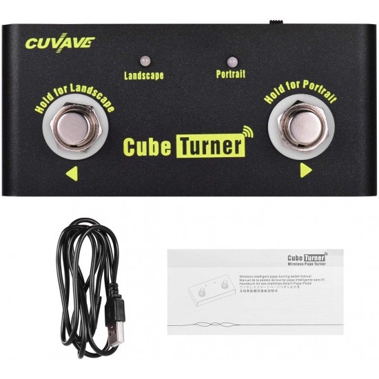 Cuvave CCT Cube Turner Wireless Page Turner Pedal