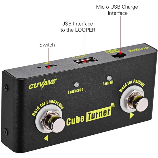 Cuvave CCT Cube Turner Wireless Page Turner Pedal Cuvave CCT Cube Turner Wireless Page Turner Pedal