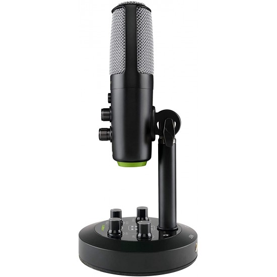 Mackie CHROMIUM Premium USB Condenser Microphone with Built-in 2-Channel Mixer