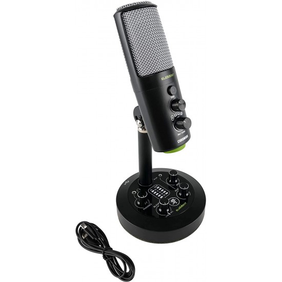 Mackie CHROMIUM Premium USB Condenser Microphone with Built-in 2-Channel Mixer