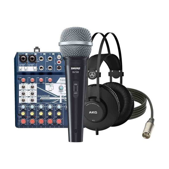 Soundcraft notepad 8fx Shure SV100 Bundle Soundcraft notepad 8fx Shure SV100 Bundle