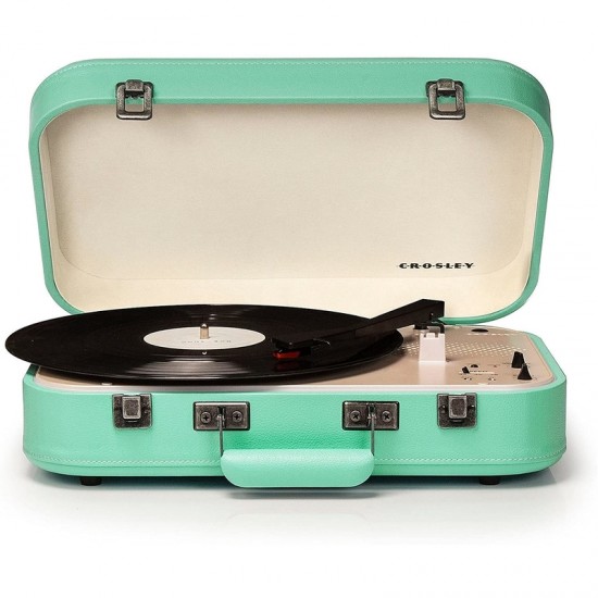 Crosley CR6026A-TL Coupe Bluetooth Turntable, Teal