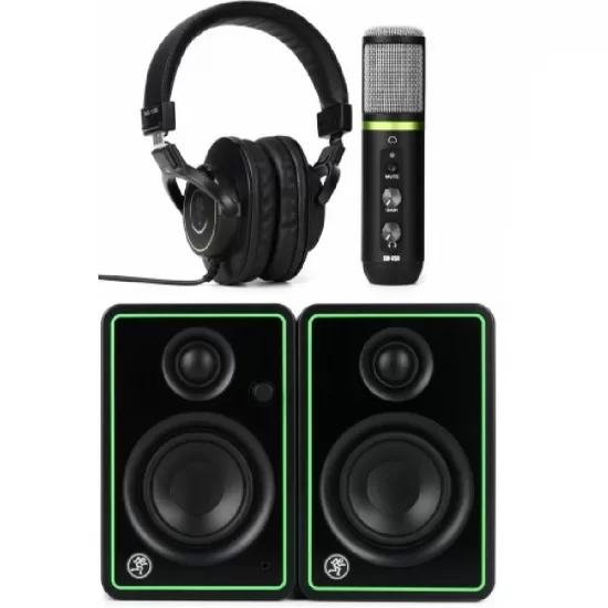 Mackie Creator Bundle with USB Microphone and Monitors Mackie Creator Bundle with USB Microphone and Monitors