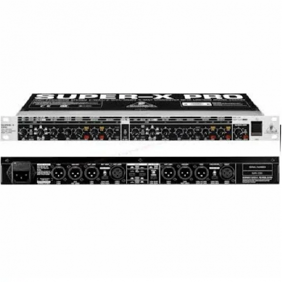 Behringer Super-X Pro Cx3400 High-Precision Stereo 2-Way/3-Way/Mono 4-Way Crossover With Limiters, Adjustable Time Delays And Cd Horn Correction Behringer Super-X Pro Cx3400 High-Precision Stereo 2-Way/3-Way/Mono 4-Way Crossover With Limiters, Adjustable Time Delays And Cd Horn Correction
