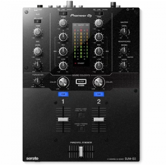 Pioneer DJM-S3 2-Channel mixer for Serato DJ Pro