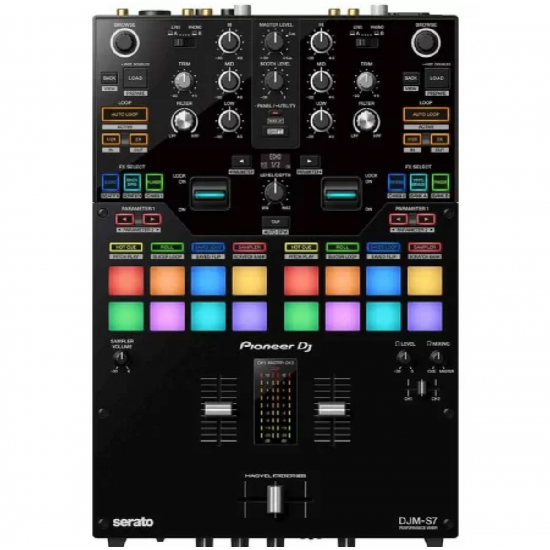 Pioneer DJ DJM-S7 2-channel Mixer for Serato DJ