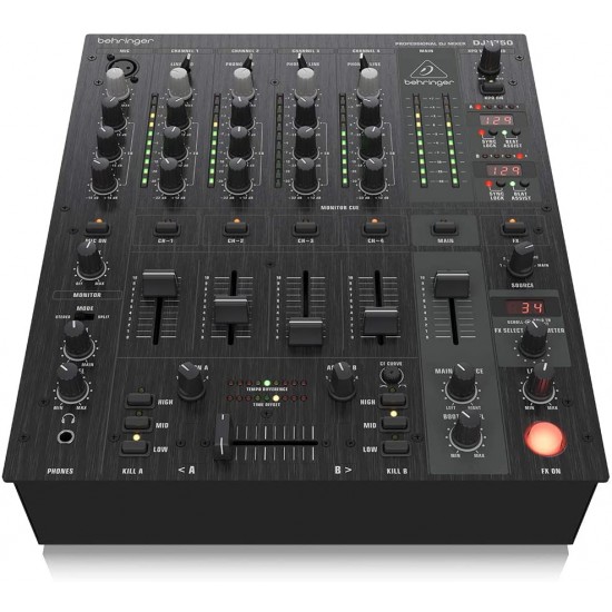 Behringer -Pro Mixer DJX750 Professional 5-Channel Dj Mixer 