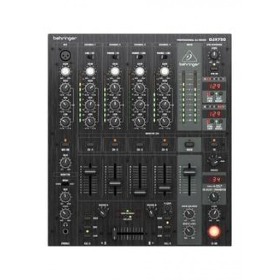 Behringer -Pro Mixer DJX750 Professional 5-Channel Dj Mixer Behringer -Pro Mixer DJX750 Professional 5-Channel Dj Mixer