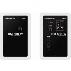 Pioneer DJ DM-50D 5-inch Active Monitor Speaker - White