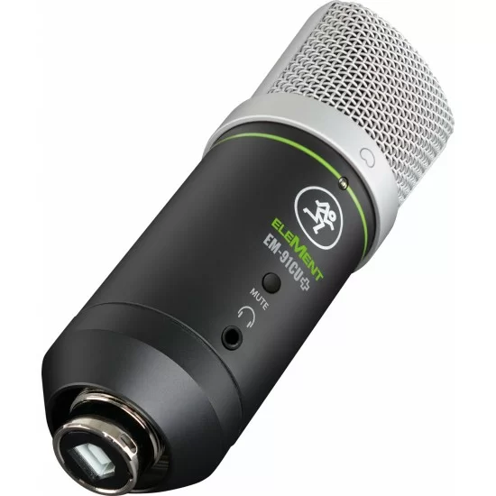 Mackie EM-91CU+ USB Condenser Microphone with Headphone Output Mackie EM-91CU+ USB Condenser Microphone with Headphone Output
