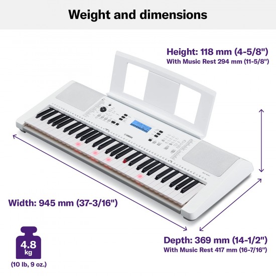 Yamaha EZ300 61-key Portable Arranger with Lighted Keys