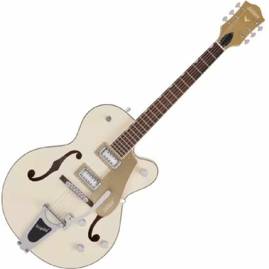 Gretsch G5410T Limited Edition Electromatic Tri-Five Hollowbody Electric Guitar - Vintage White on Casino Gold
