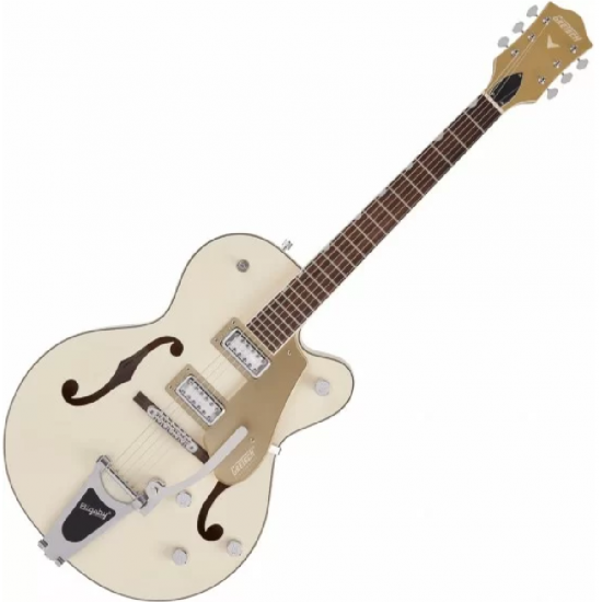 Gretsch G5410T Limited Edition Electromatic Tri-Five Hollowbody Electric Guitar - Vintage White on Casino Gold Gretsch G5410T Limited Edition Electromatic Tri-Five Hollowbody Electric Guitar - Vintage White on Casino Gold