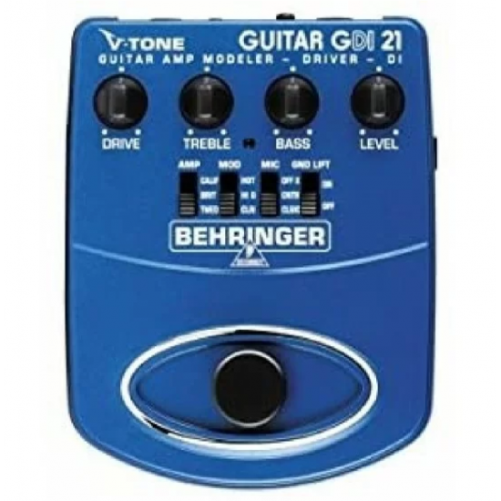 Behringer GDI21 V-Tone Guitar Driver DI Pedal Behringer GDI21 V-Tone Guitar Driver DI Pedal
