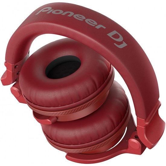 Pioneer DJ HDJ-CUE1BT On-ear Bluetooth DJ Headphone - Red