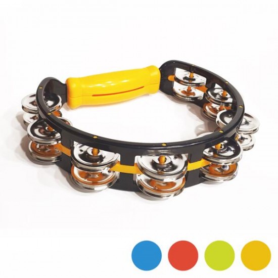 Halilit HL510 Hi-Lo range Tambourine-Yellow