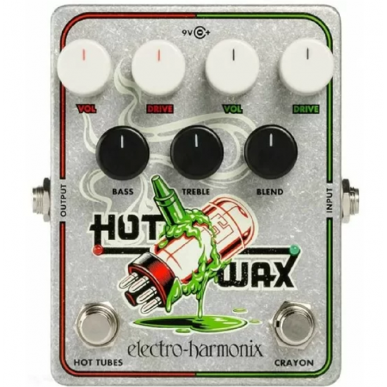 Electro Harmonix Hot Wax Multi-Effects Guitar Pedal Electro Harmonix Hot Wax Multi-Effects Guitar Pedal