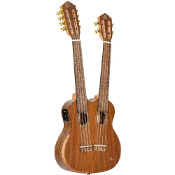Ortega HYDRA Double Neck 4-String & 8-String Tenor Acoustic-Electric Ukulele