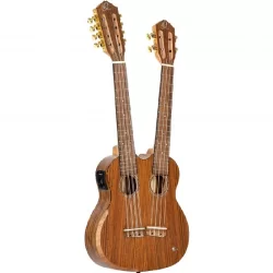 Ortega HYDRA Double Neck 4-String & 8-String Tenor Acoustic-Electric Ukulele