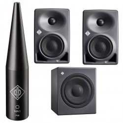 Neumann Monitor Alignment Kit 3 - KH80/KH750 2.1 DSP Powered Studio Monitor & MA1 Microphone Bundle