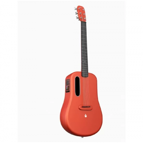 LAVA ME 3 Acoustic Guitar 38 Inch With Space Bag – Red