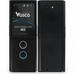 Vasco Translator M3 Portable Two-Way Language Interpreter Black