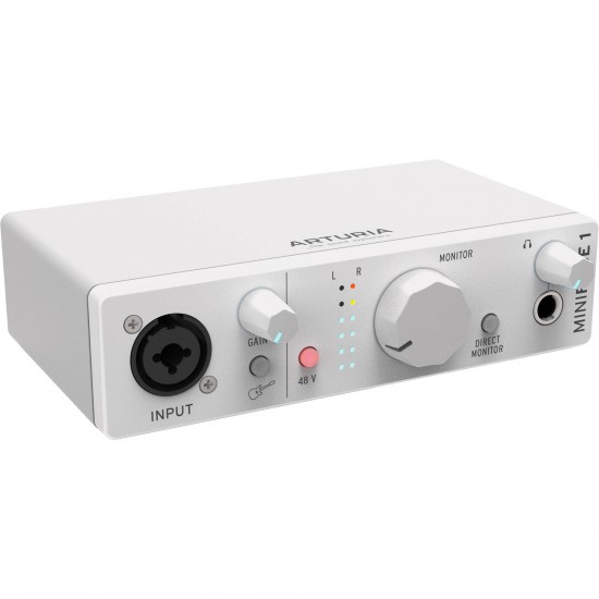 Arturia MiniFuse 1 USB-C Audio Interface - White