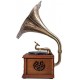 MJI 651 Gramaphone Classic Bronze Horn Turntable