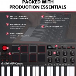 Akai Professional MPK Mini MK3 25-key Keyboard Controller