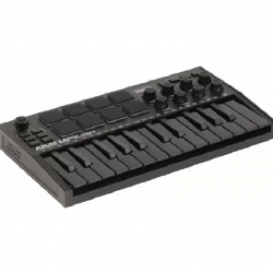 Akai Professional Mpkmini3B 25 Key Usb Midi Keyboard Controller Black